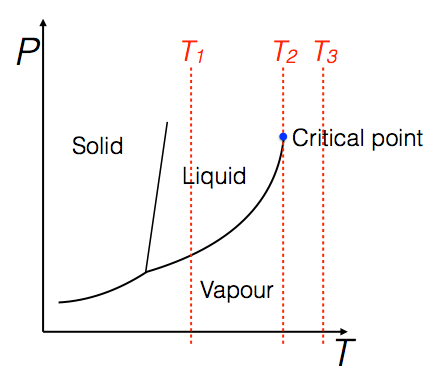 Figure A1: A general P-T diagram.